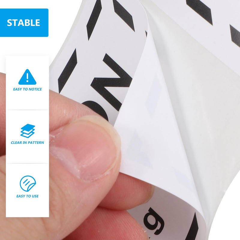 Heavy Duty Adhesive Shipping Labels 60x115mm 500pcs Pre Printed Caution Team Lift Warning Stickers - Image 4