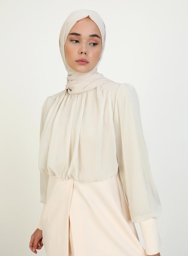 رفقة من مودانيسا تونيك بكم أسقف مع طقم بنطلون - Image 4