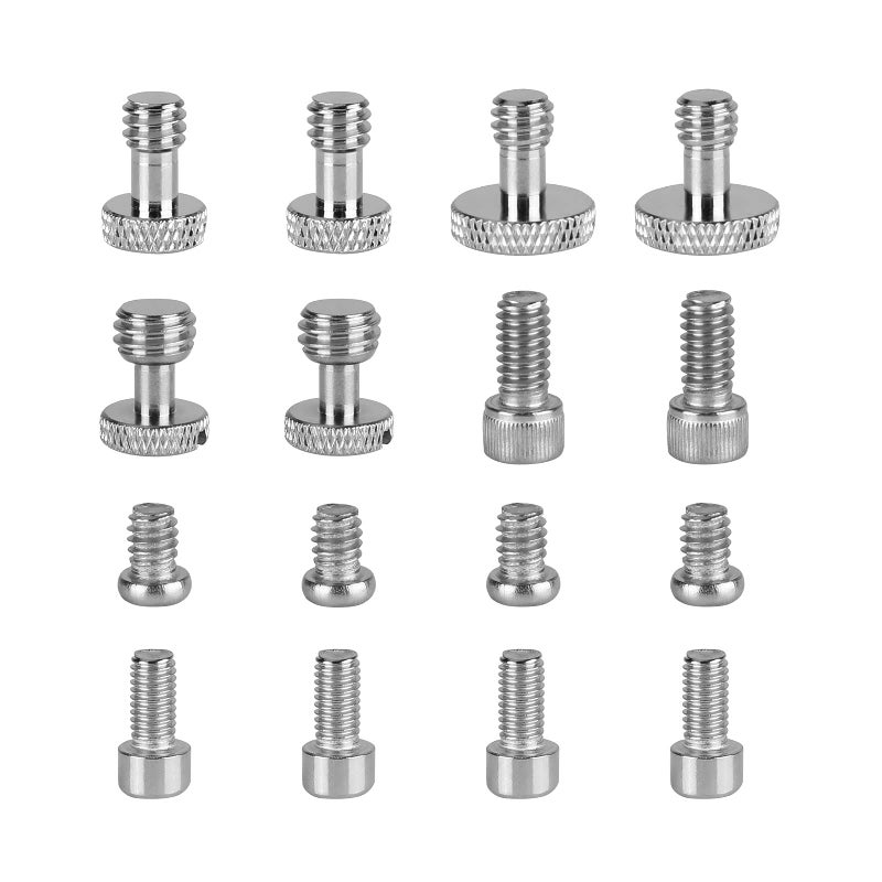 CAMVATE 1/4"-20 & 3/8"-16 & M5 Thread Screw Nuts Assortment Kit for DSLR Camera Cage Rig & Accessories Assembly (16 PCS) - 2777 - Image 5