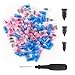 VKQTS 100PCS Tire Repair KitSelfService Tire Screw Plug Repair Kit Includes 3Size Plugs ScrewdriversProfessional Screw in Tires Plugs Kits for Quick Repairing Tires Puncture - Image 2