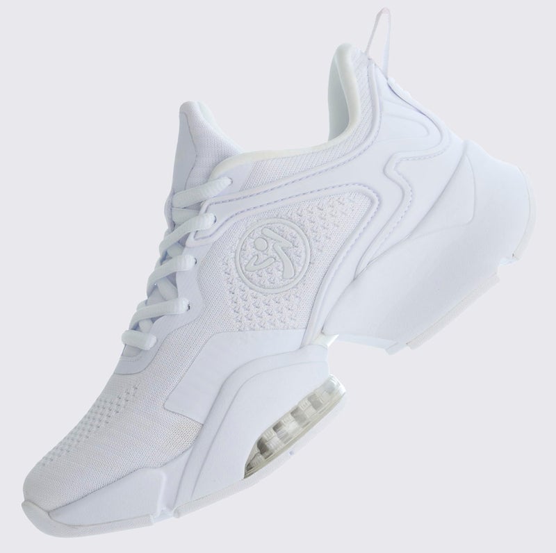ZUMBA Shoes for Women, Air Stomp Remix II - White Workout Shoes for Women, Gym or Dance Sneakers, Enhanced Comfort, Arch Support, Breathable Mesh, Durable & Impact-Absorbing, Size 8 - Image 3