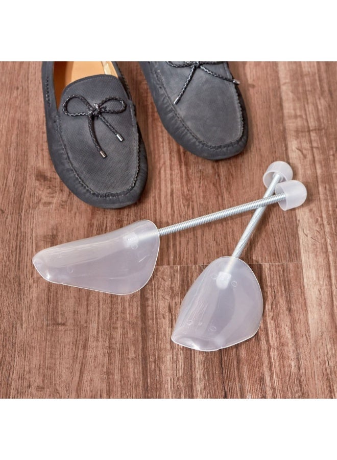 King Adjustable Shoe Trees – Durable Plastic Shoe Shapers with Steel Spring – Perfect Universal Fit for Men and Women – Preserves Shape, Eliminates Creases, Prolongs Shoe Life – Controls Odor Through Open-Vent Design – Works for Dress Shoes, Tall Boots, Trainers & Casual Shoes – Easy to Adjust to Any Size – Simple Insertion Without Force – Lightweight and Long-Lasting – Ideal for Daily Use at Home, Travel, or Shoe Display – Enhances Shoe Comfort and Look – Professional Shoe Care Tool for Egypt Market - Image 2