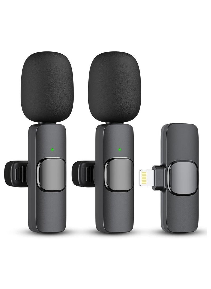Generic - Wireless Lavalier Microphone for iPhone 15 & Samsung S24 – 2-in-1 USB-C Mic for Video Recording, Vlogging & Content Creation - Image 1