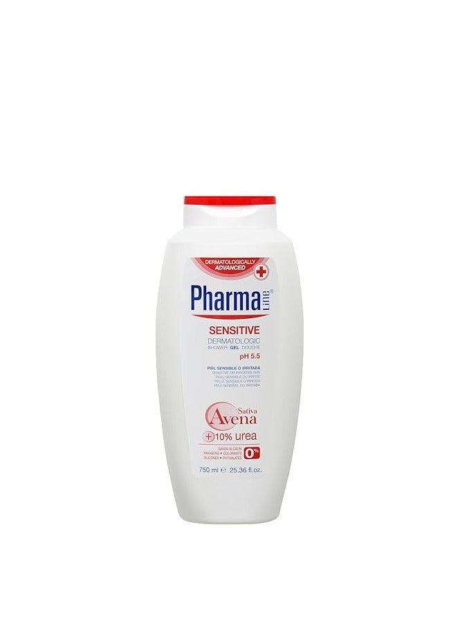 PharmaLine Sensitive Dermatologic Shower Gel 750ML - Image 1