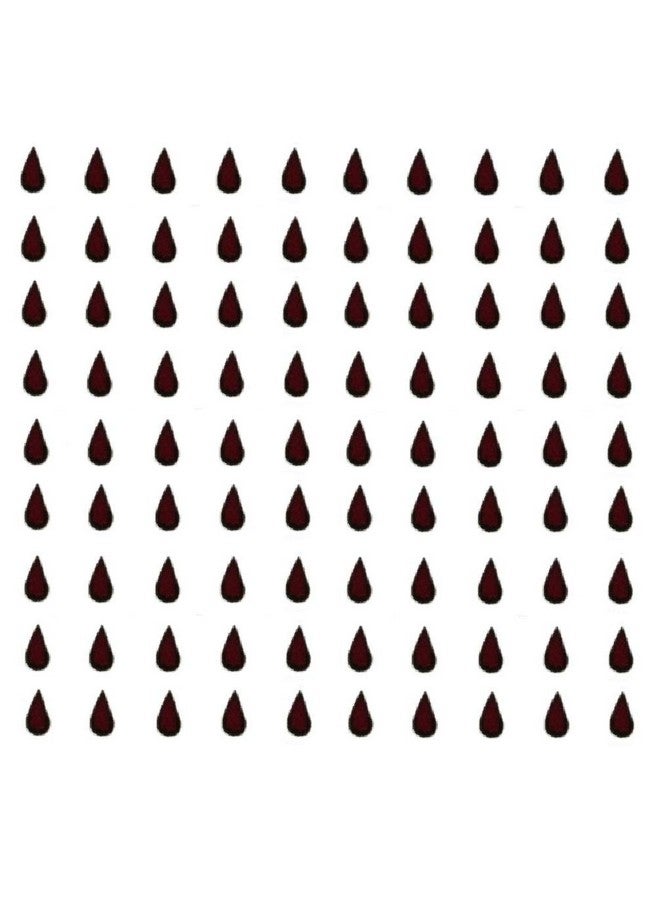 VAMA Fashions Maroon Velvet Tilak Bindis Kumkum Bindi For Women Ladies - Image 1