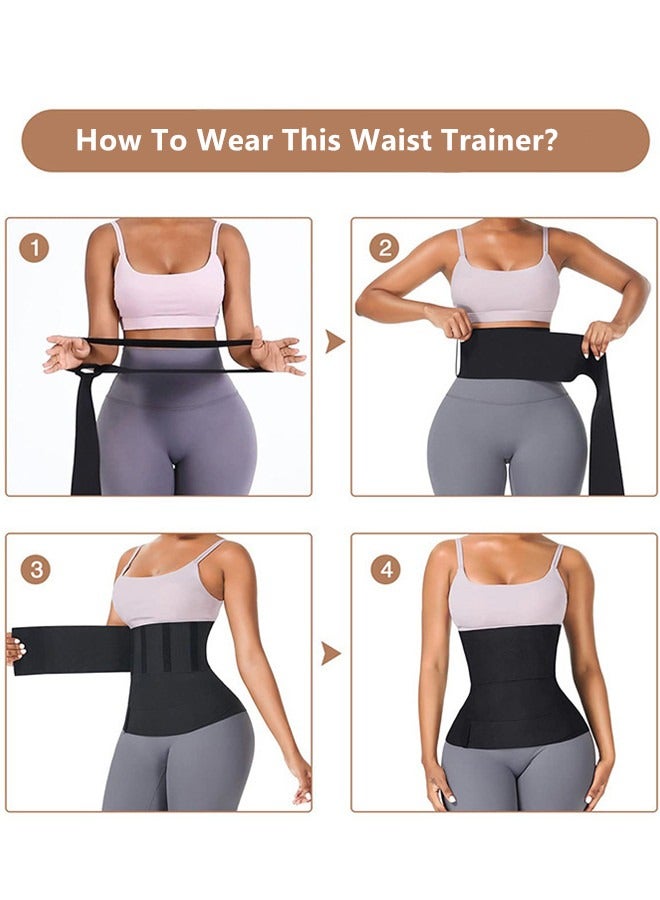 مدربة الخصر القابلة للتعديل للنساء، الحزام النحاف مع الومي غطاء ضمادة السونا، حزام الخصر شد البطن الجسم لفة الضغط - Image 5