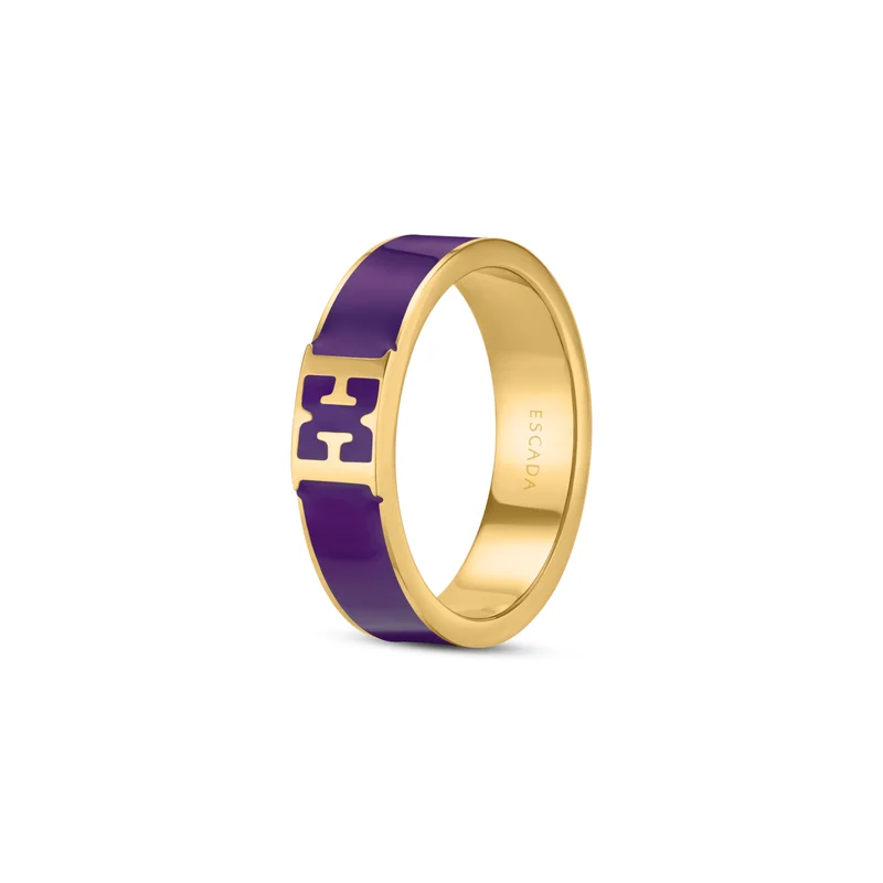 ESCADA Scarlett 54mm Gold with Purple Ring for Women