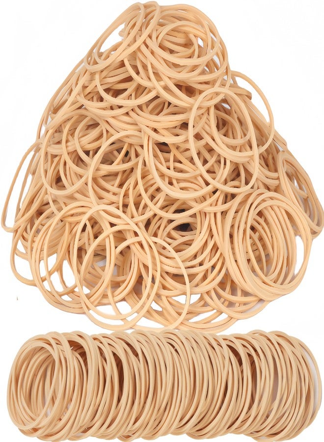 YOUOWO Rubber Bands Size #16 Beige 200g Elastic Rubber Bands for Office Supplies money - Image 1