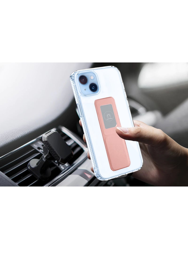 Wtech TPU Hand Grip Air Pillow Case Cover For Apple iPhone 15 2023 Clear/Pink - Image 2