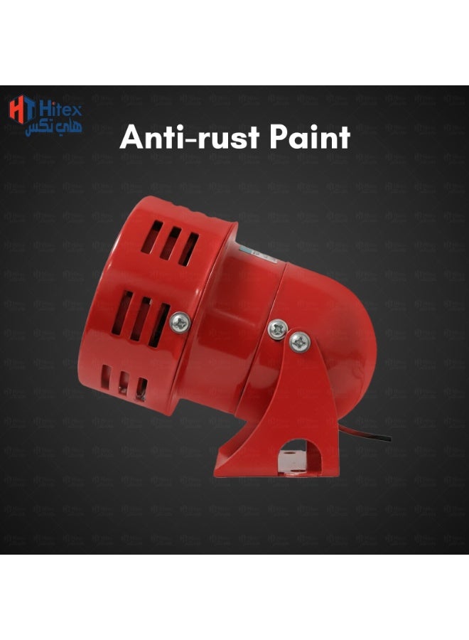Hitex Giffex Mini Motor Siren – Loud Alarm Horn for Boats, Emergency Vehicles, Burglar Systems, Factories, Schools, and Public Buildings (DC 24V) - Image 3