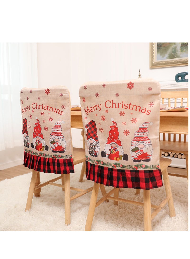 Y&D Christmas home decoration set 1*tablecloth 4*placemat 4*chair cover - Image 2