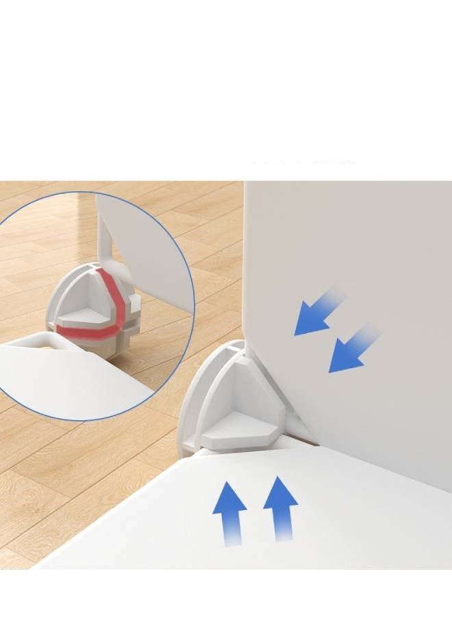 C&C Home خزائن ملابس غرف النوم، أثاث منزلي من الراتنج، خزانة ملابس، رف تخزين الملابس، مقاس 75 × 47 × 129 سم - Image 5