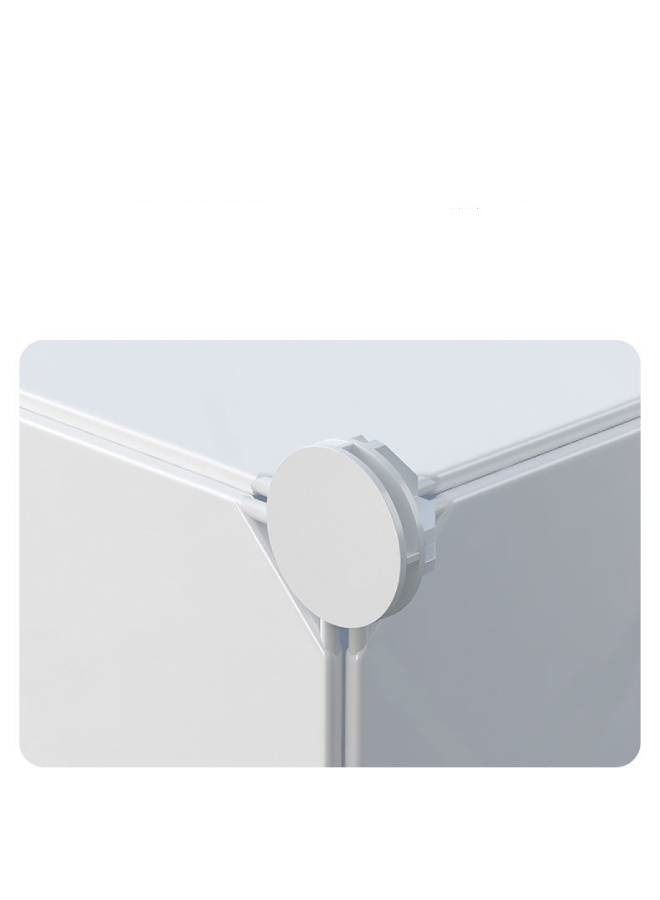 C&C Home خزائن ملابس غرف النوم، أثاث منزلي من الراتنج، خزانة ملابس، رف تخزين الملابس، مقاس 75 × 47 × 129 سم - Image 4