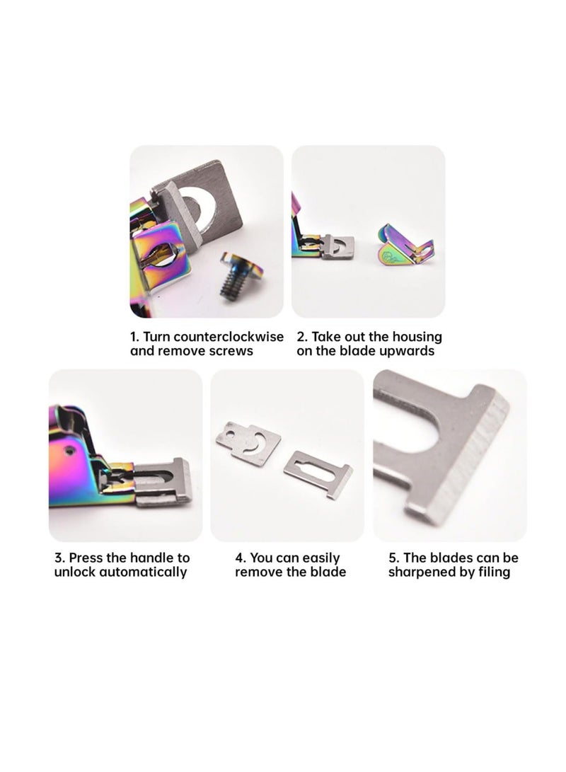 ECVV مقص أظافر أكريليك ECVV، قواطع أظافر لقمم الأظافر، قاطع قمم الأظافر، قاطع أظافر أكريليك، أداة مانيكير لصالون فن الأظافر في المنزل - Image 4