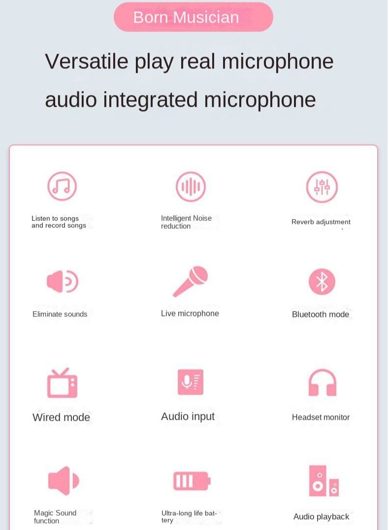 New WS-900 Wireless Bluetooth Microphone Microphone Audio Integrated Mobile Phone Home - Image 3