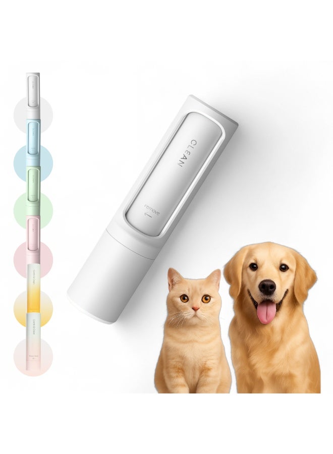 وايلدكايند فرشاة مزيل شعر الحيوانات الأليفة القابلة لإعادة الاستخدام - رولر منظف لينت للكلاب والقطط للأريكة السجاد الفراش الملابس - أداة محمولة صديقة للبيئة -  ابيض - Image 1