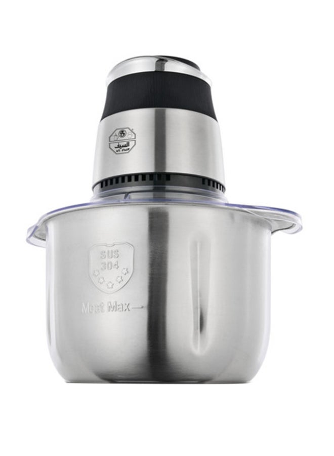 Alsaif Vegtable Chopper With Mincer Grinder Function 800 W E02431 Silver - Image 1