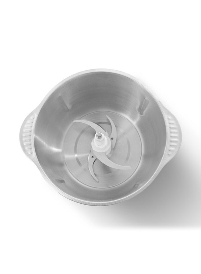 Alsaif Vegtable Chopper With Mincer Grinder Function 800 W E02431 Silver - Image 3