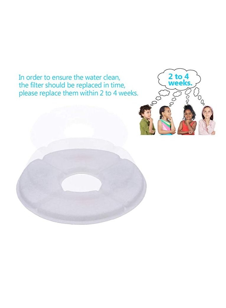 Dubkart Cat Water Fountain Filters Replacement Filters for Flower Fountain Cat Water Fountain Water Dispenser 6PCS - Image 2