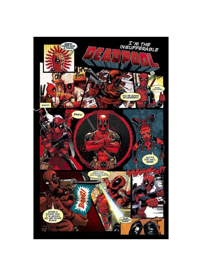 DEADPOOL (PANELS) - DOOR POSTER By PYRAMID