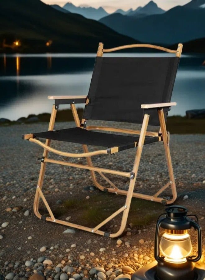 شاربدو كرسي تخييم قابل للطي ومحمول ومقاوم للماء - تصميم متين ومقاوم للأشعة فوق البنفسجية ومريح للتخييم في الصحراء والرحلات على الشاطئ والمغامرات الخارجية (51 × 50 × 78 سم) - Image 2