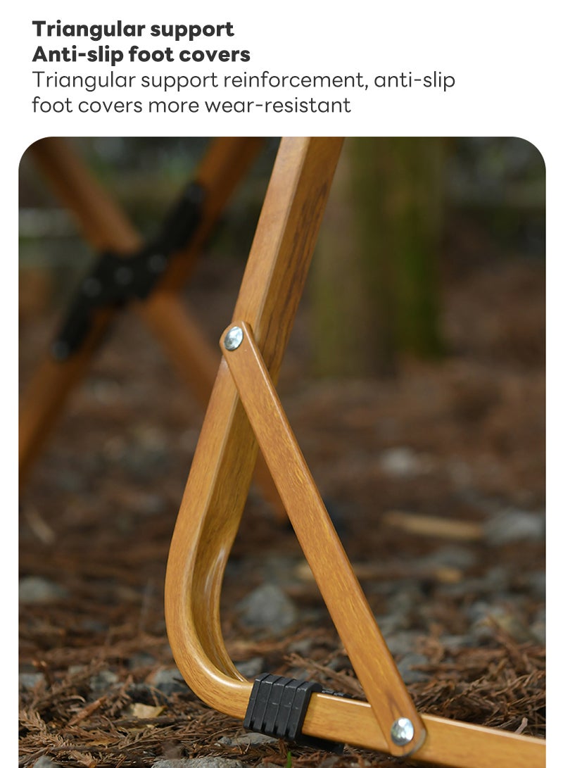 شاربدو كرسي تخييم قابل للطي ومحمول ومقاوم للماء - تصميم متين ومقاوم للأشعة فوق البنفسجية ومريح للتخييم في الصحراء والرحلات على الشاطئ والمغامرات الخارجية (51 × 50 × 78 سم) - Image 5