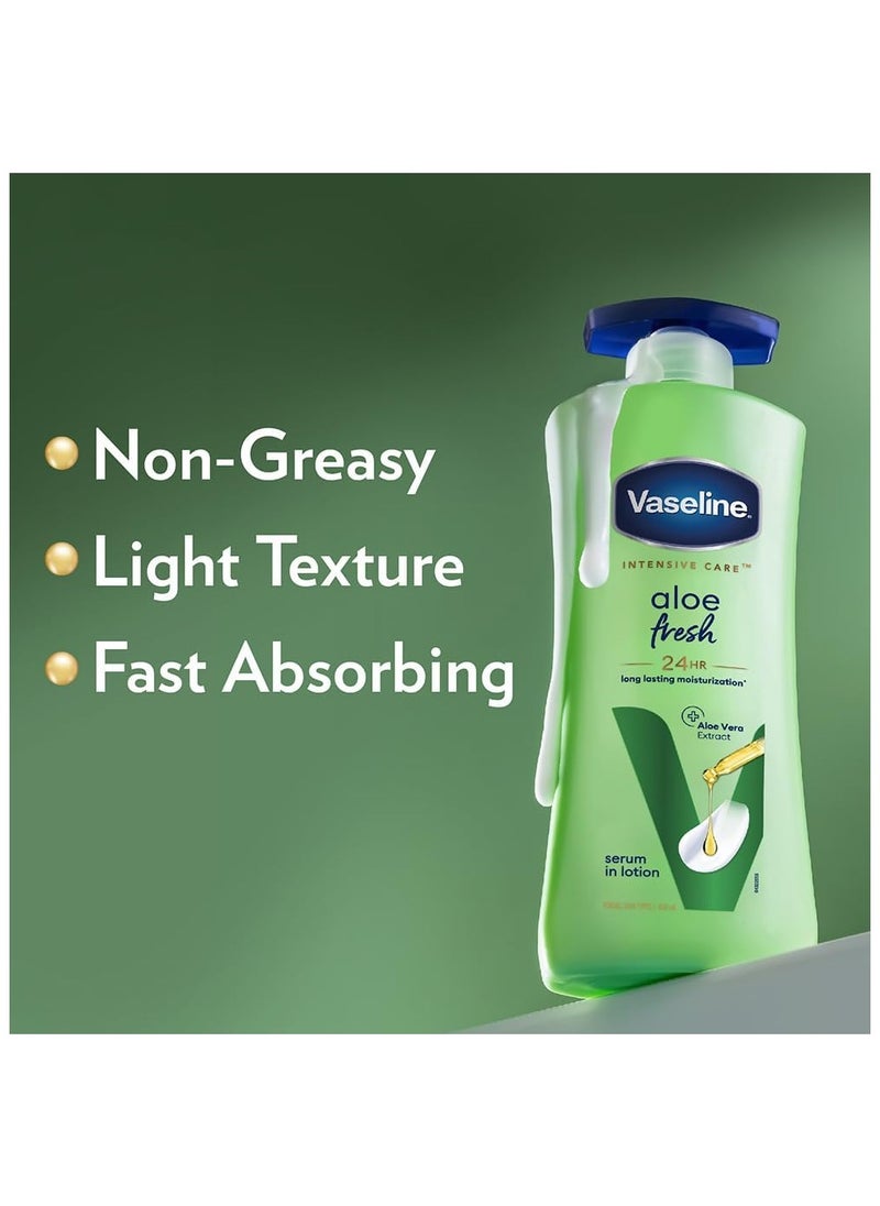 Vaseline Vaseline Aloe Soothe Fresh Body Lotion 400 Ml  - Image 4