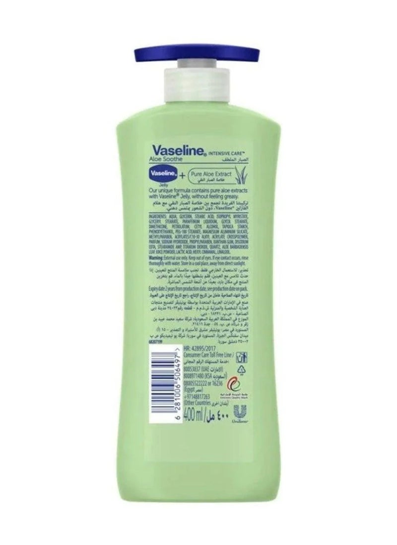 Vaseline Vaseline Aloe Soothe Fresh Body Lotion 400 Ml  - Image 3