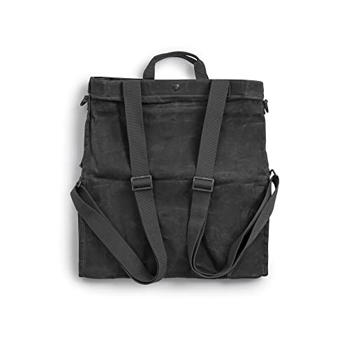 Barebones Harvesting and Gathering Bag - Foraging, Harvest and Fruit Picking Bag with Convertible Straps - Water-Resistant Waxed Canvas Gardening Tool(Slate Gray) - Image 2