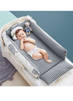 Rightsure Baby lounger with quilt and pillow, multifunctional crib and cradle mattress, high-quality cotton material, essential baby products  - Image 2