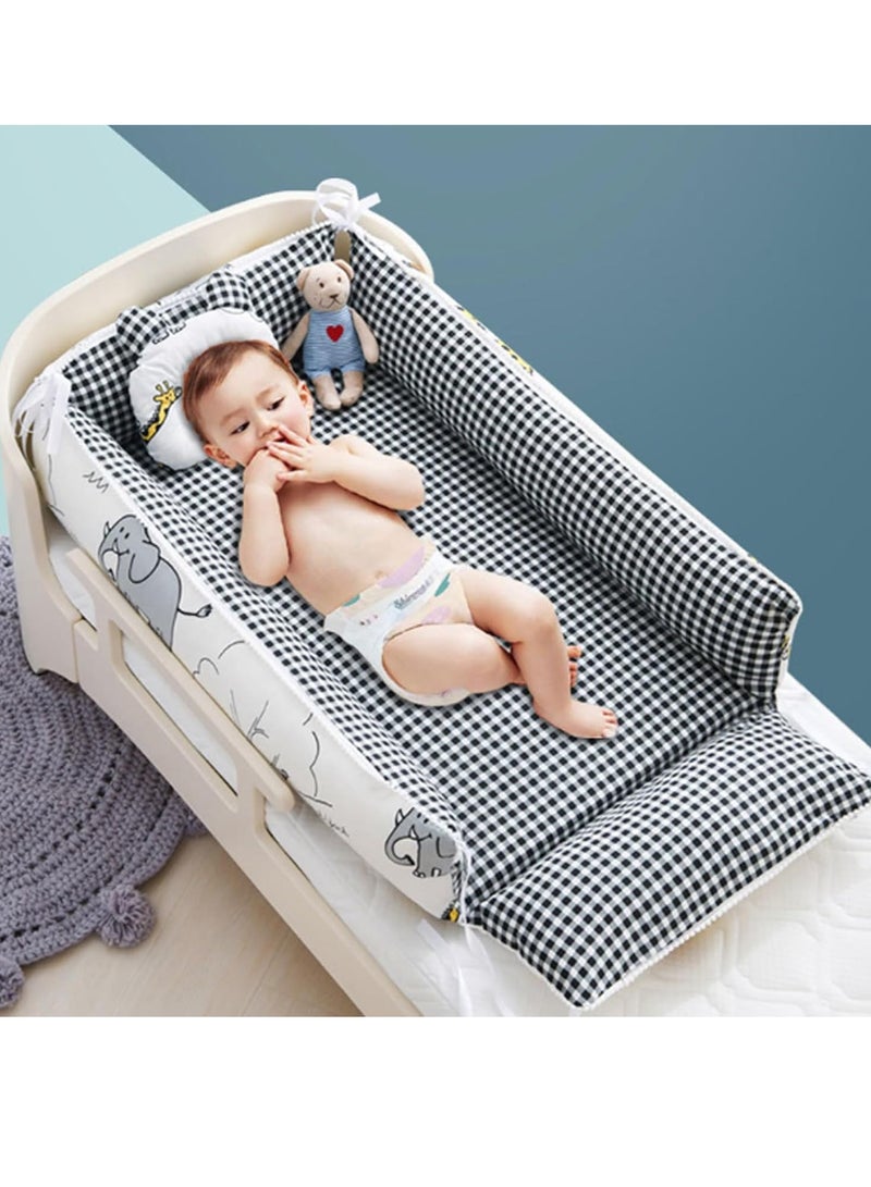 أرابايت كرسي صالة أطفال مع لحاف ووسادة، مرتبة سرير ومهد متعددة الوظائف، خامة قطنية عالية الجودة، منتجات الأطفال الأساسية - Image 2