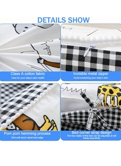 Rightsure Baby lounger with quilt and pillow, multifunctional crib and cradle mattress, high-quality cotton material, essential baby products  - Image 5
