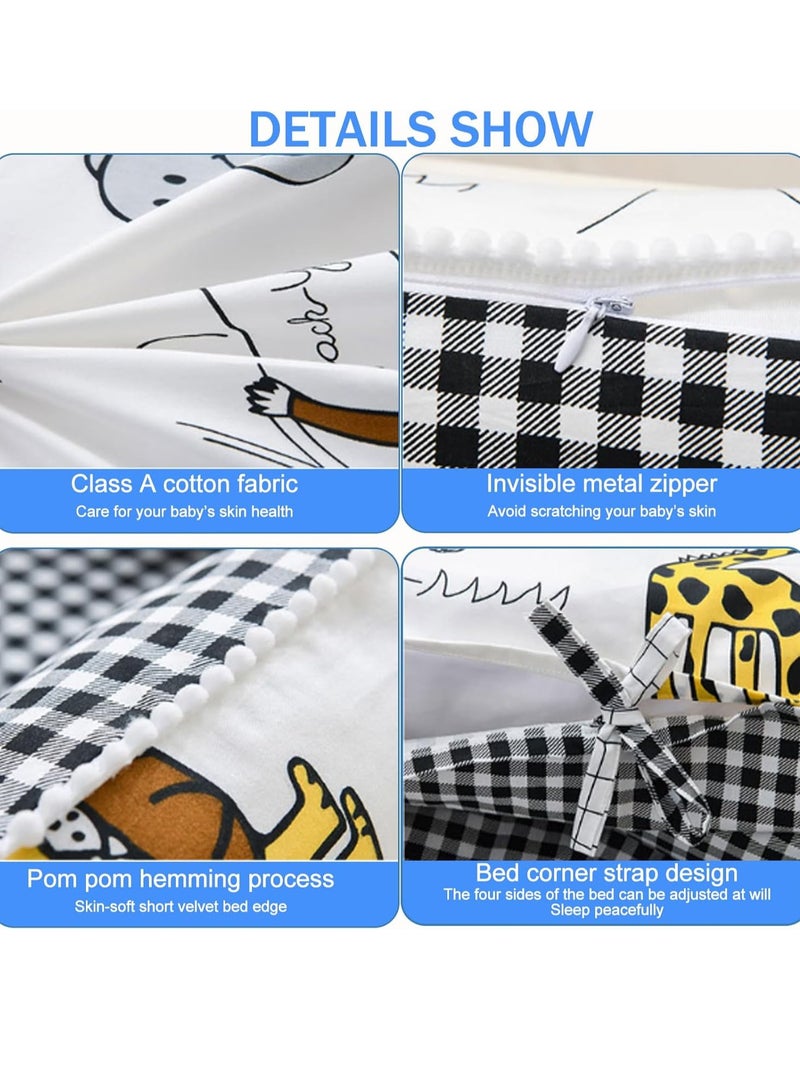 أرابايت كرسي صالة أطفال مع لحاف ووسادة، مرتبة سرير ومهد متعددة الوظائف، خامة قطنية عالية الجودة، منتجات الأطفال الأساسية - Image 5