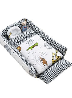 Rightsure Baby lounger with quilt and pillow, multifunctional crib and cradle mattress, high-quality cotton material, essential baby products  - Image 1