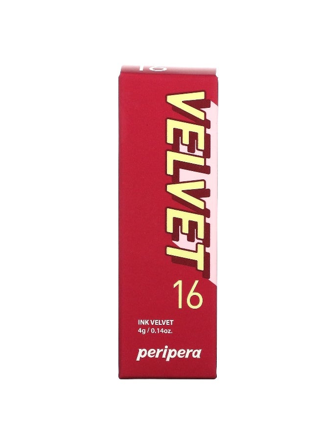 Peripera Peripera, Ink Velvet Lip Tint, 16 Heart Fuchsia Pink, 0.14 oz (4 g)  - Image 2