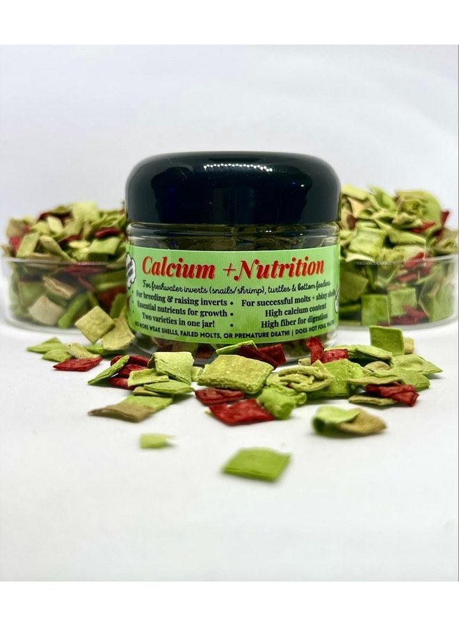 الكالسيوم + التغذية - رائع للأكلات الانتقائية والنمو - القواقع والروبيان والأسماك التي تعيش في القاع والأسماك البلطي وسرطانات البحر والمزيد! ... B09X3LBXZP - Image 1