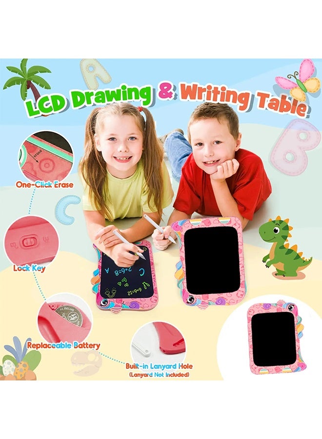Photon LCD Writing Tablet with Erasable Reusable, Electronic Drawing Pads with Stylus, 8.5 inch Colorful Doodle Board Drawing Pad for Kids - Image 3
