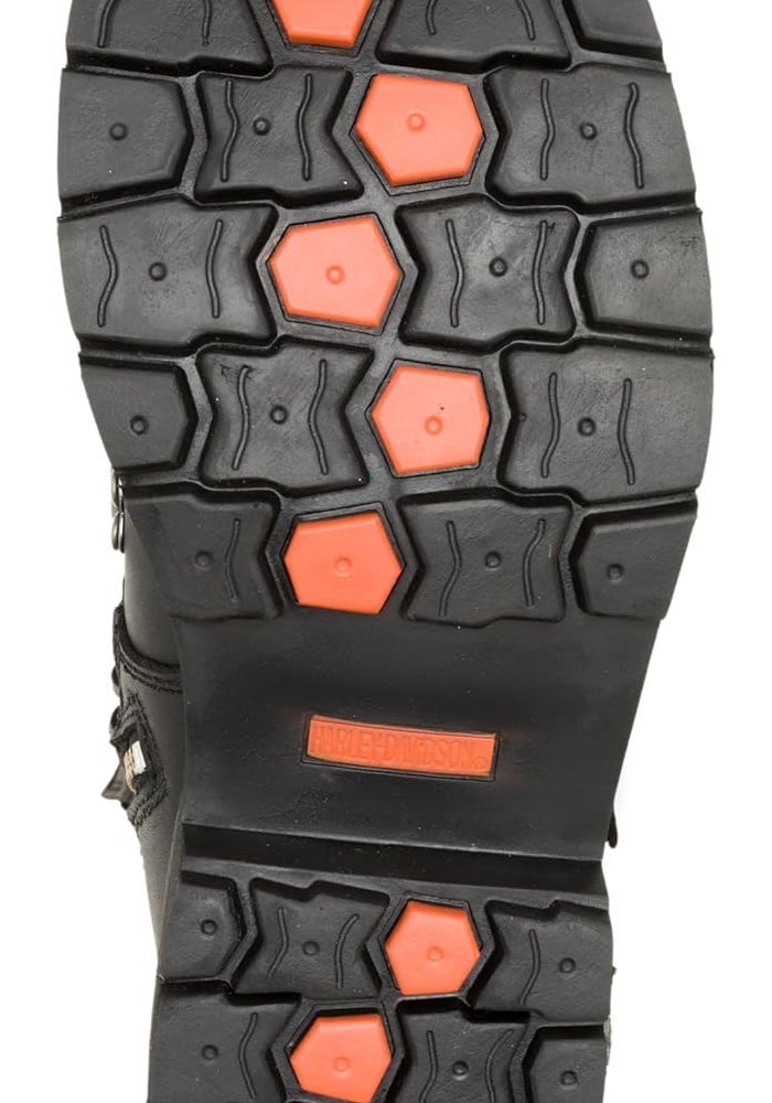 HARLEY DAVIDSON HARLEY-DAVIDSON Men's Distortion Leather Motorcycle Casual Boot - Black - Image 4