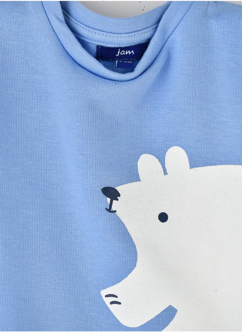 JAM Boys' Polar Bear Print Long-Sleeve Top  - Image 3
