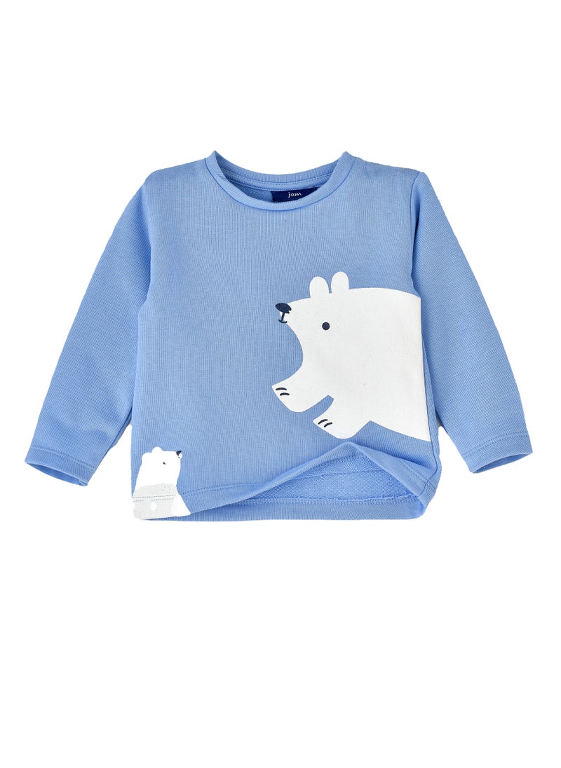 JAM Boys' Polar Bear Print Long-Sleeve Top  - Image 1