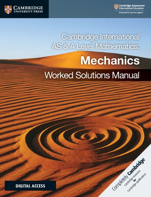 Cambridge International As And A Level Mathematics Mechanics Worked Solutions Manual With Cambridge El  - Image 2