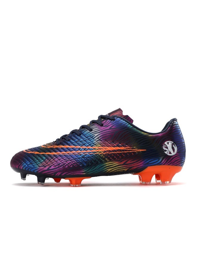 SKY WING Men's Soccer Cleats Firm Ground Soccer Shoes Women's Turf Football Shoes Rugby Boots Outdoor Breathable Athletic Professional Unisex - Image 2