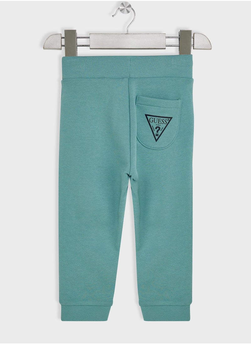 GUESS - Kids Drawstring Cuffed Sweatpants - Image 1