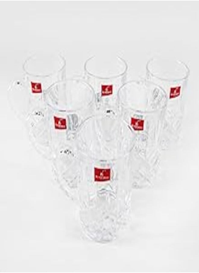 Generic Blink Max 04-1 Pure Glass Tea and Nescafe Cups 6-Piece Set 