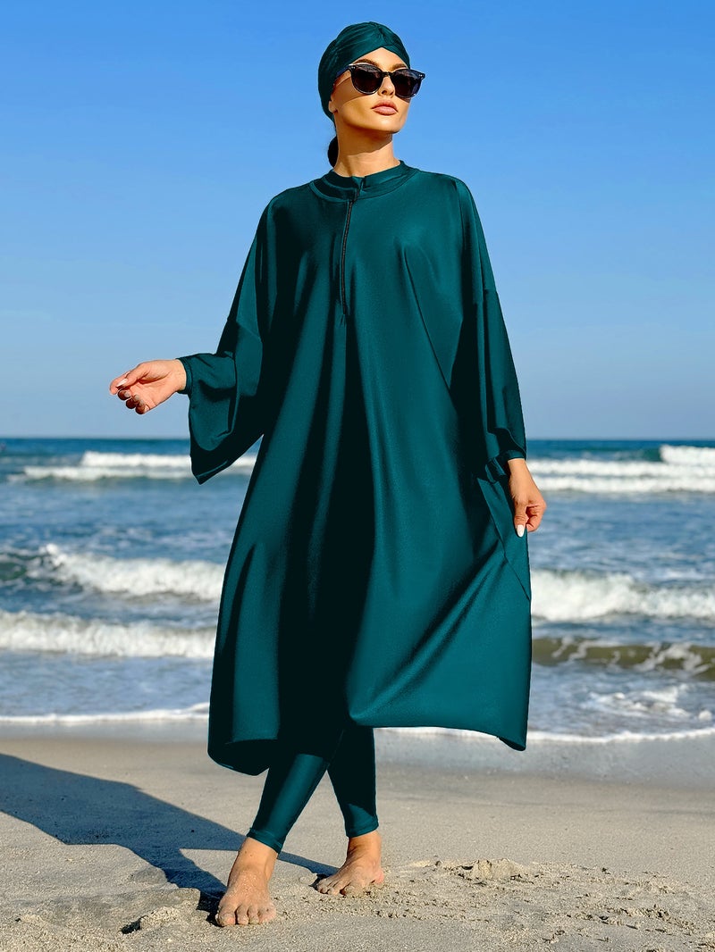 Summer Middle Eastern Style Beach Long Skirt Two-Piece Swimsuit For Women, Anti-Exposure, -Selling, From Manufacturer - Image 2