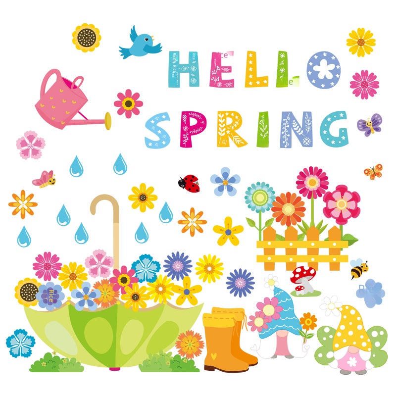 Spring Decor Set: 20*18*1 Cm Mixed Color Thematic Design - Easy Setup Versatile Party Accessories for Festival Parties Community Events - Image 1