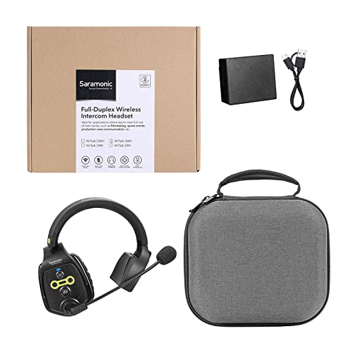 Saramonic WiTalk-SMH | Single-Ear Wireless Intercom Master Headset for The WiTalk Intercom System & Carry Case - Image 2