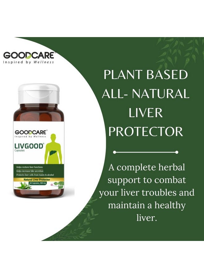 GOOD CARE GOODCARE Livgood - 60 Capsules | Restore liver function |Detox & Repair Fatty Liver Formula, Maintain Liver function | Regulates Bowl movement| With Ayurvedic Formulation - Image 2