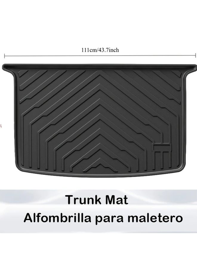 Waterproof Car Floor Mats For BYD Dolphin 2022 2025 Trunk Mat LHD - Image 3