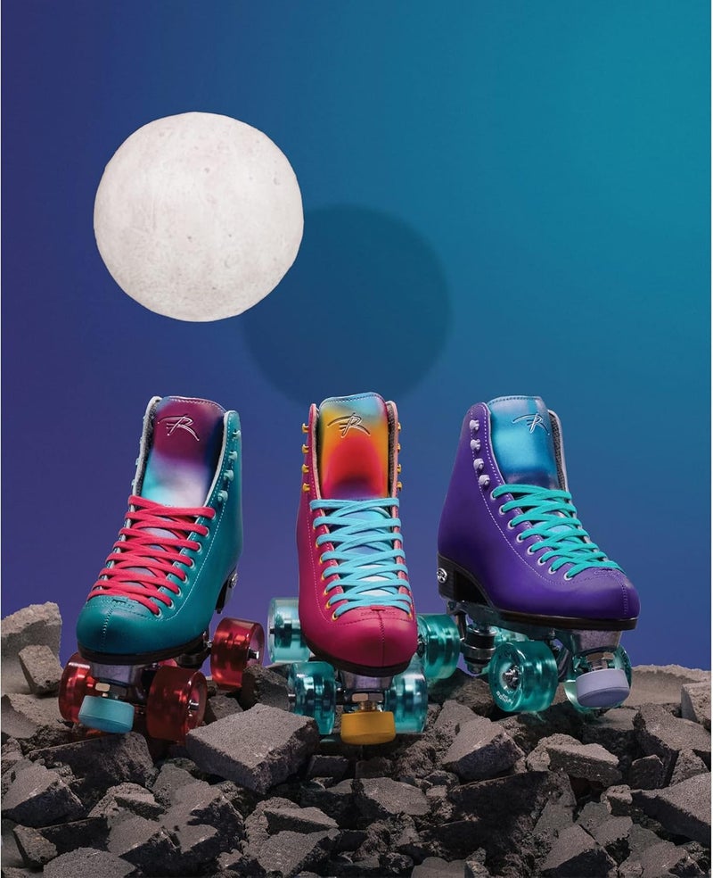 Riedell Orbit Roller Skate - Outdoor Women's Quad Roller Skate in Lagoon - Image 3